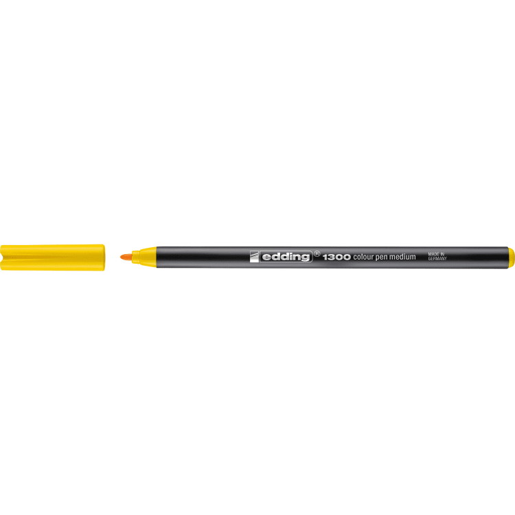 edding fibre-tip pen 1300 colourpen 2 mm yellow