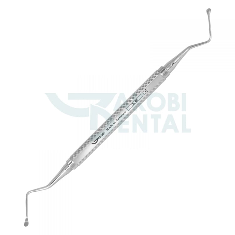 Bone curette CL 86 Lucas, handle # 3, stainless steel 