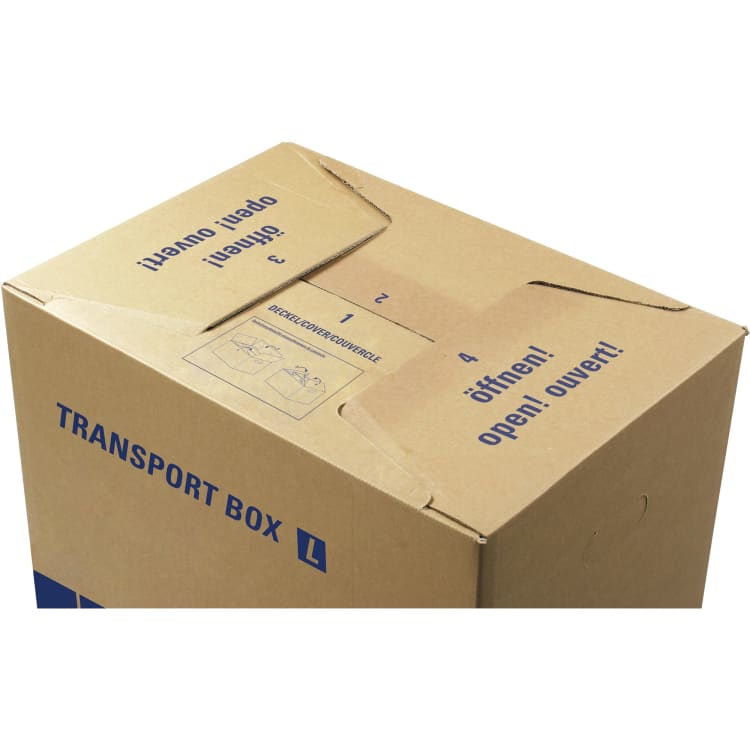 tidyPac moving box XL 68x35.5x35 cm brown