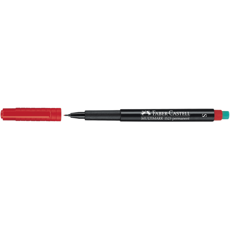 Faber-Castell CD/DVD marker MULTIMARK 0.4 mm red