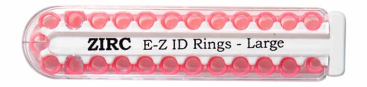 EZ-ID Markierungsringe groß n-pink 25St