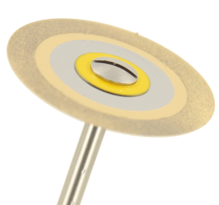 ZD-Diamantscheibe (0.15 mm) Körnung: Gelb (extra-fein, 1 Packung á 1 Stück)