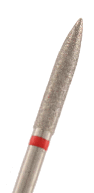 Diamant Flamme Körnung: Rot (fein, 1 Packung á 5 Stück)