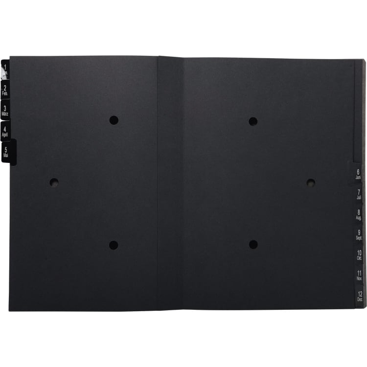Soennecken oeco desk sorter 1-12 12-part black