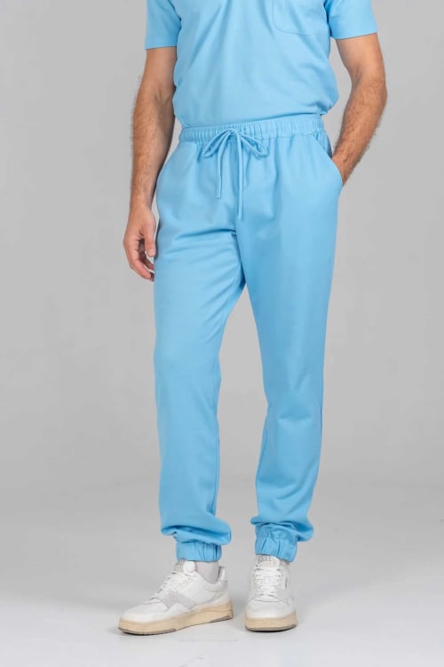Van Laack Jersey Trousers MWM-H1 Skyblue XXL