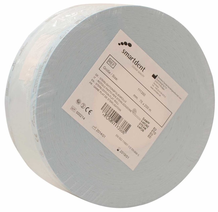 Smartdent Smartfol Sterilisationsfolie 75mm 200m