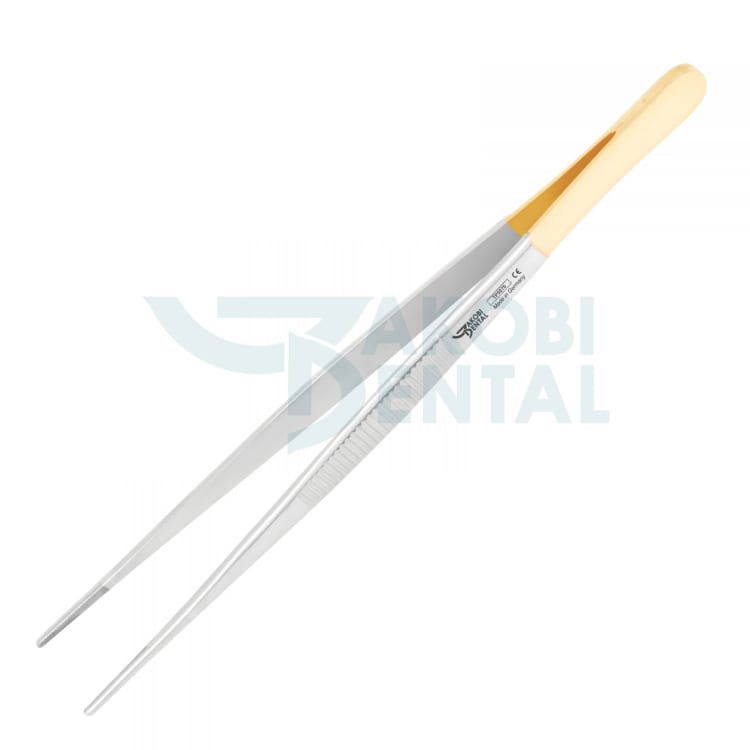 Tissue pliers General TP 5070, anatomical, total length 145mm, TC, stainless steel