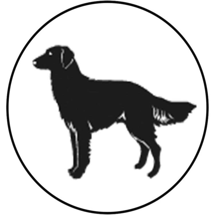 FORESTADENT Happy-Design Enkelfiguur Hond Zwart (20 stuks)