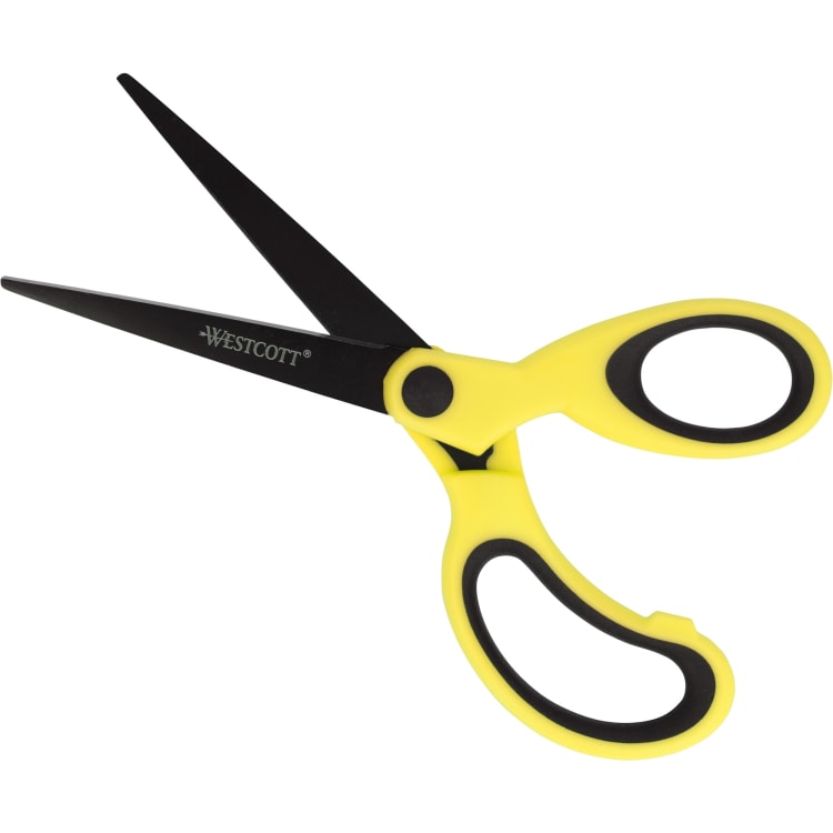 Westcott children's scissors KidsNEON round tip 17.2 cm yellow