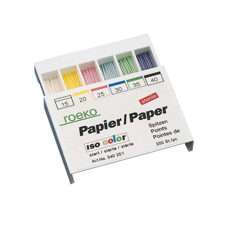 Papierspitzen color ISO 40 500St
