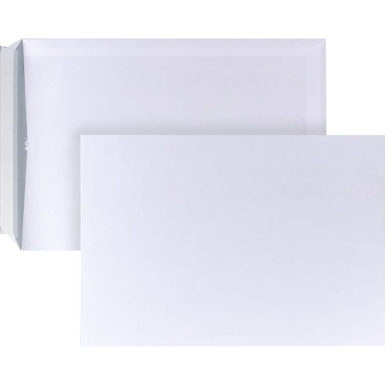 Posthorn mailing bag C4 90 g peel & seal 250 pieces white