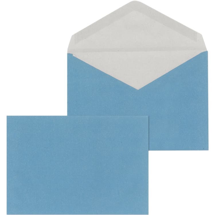 MAILmedia envelope C6 without window gummed 1,000 pieces blue