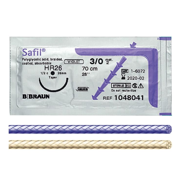 Novosyn violett HS21 3/0 45cm 3Dtz