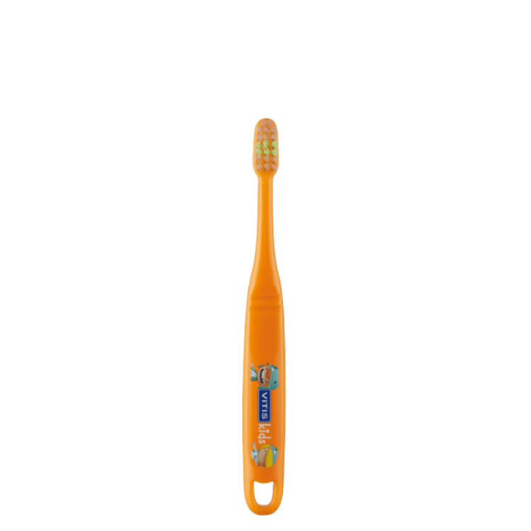 Vitis® Kids Tandenborstel - Kleine borstelkop en Smalle hals