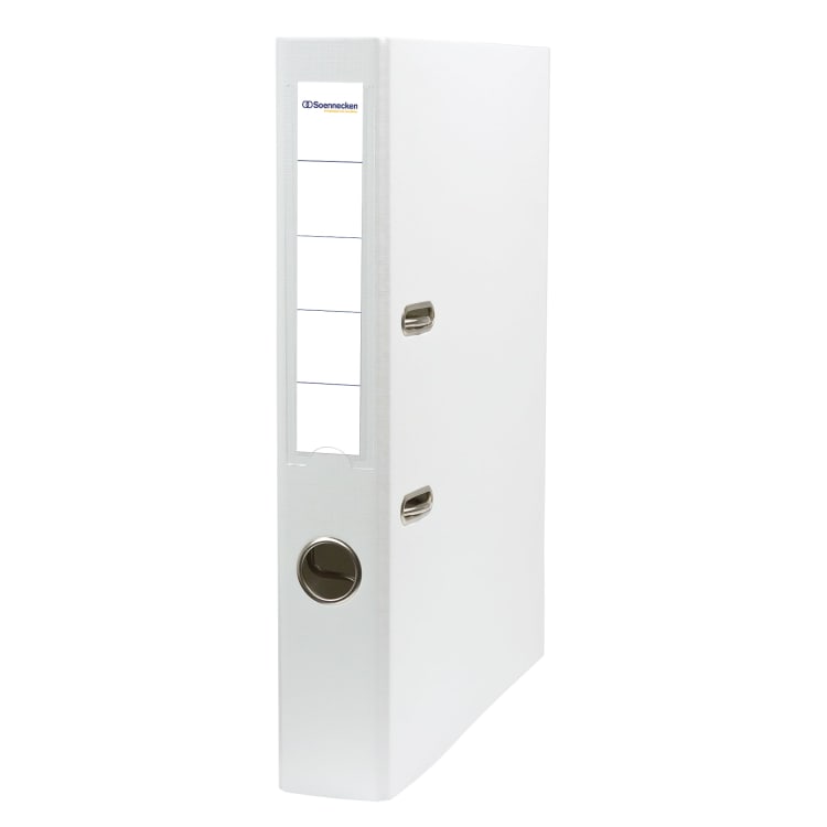 Soennecken ring binder A4 50 mm PP white