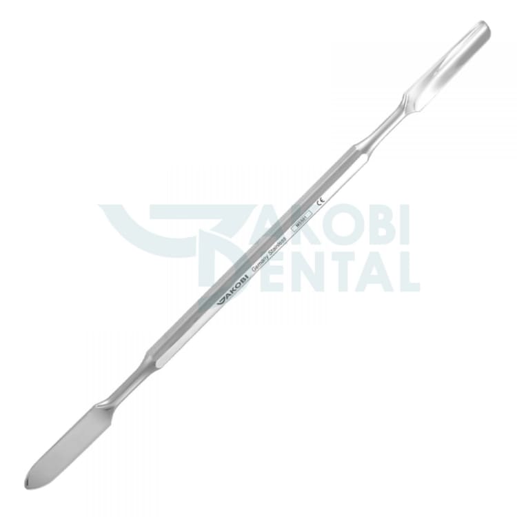 Mixing spatula MSS 01, ca. 175mm, Octagon handle, stainless steel 