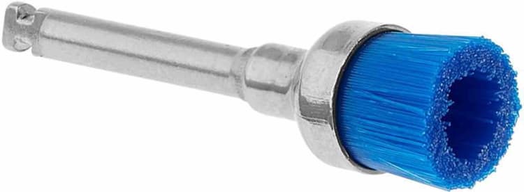 ZR Bürstchen Nylon Kelch blau med. 100St