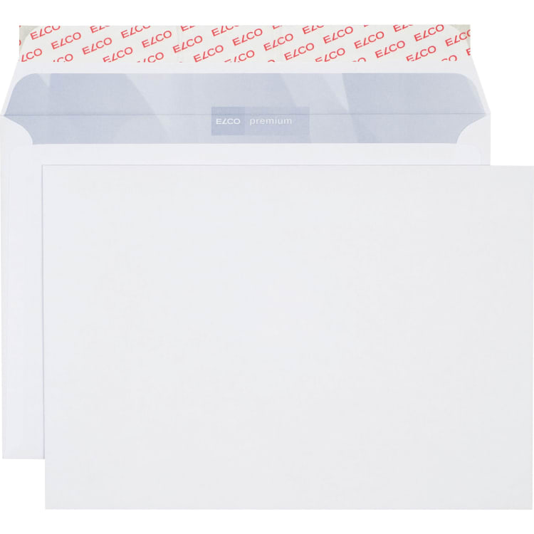 Elco envelope Office B5 without window peel & seal 10 pieces white