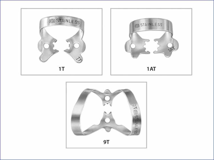 Hager & Werken Rubberdam T-klem 1A, per stuk