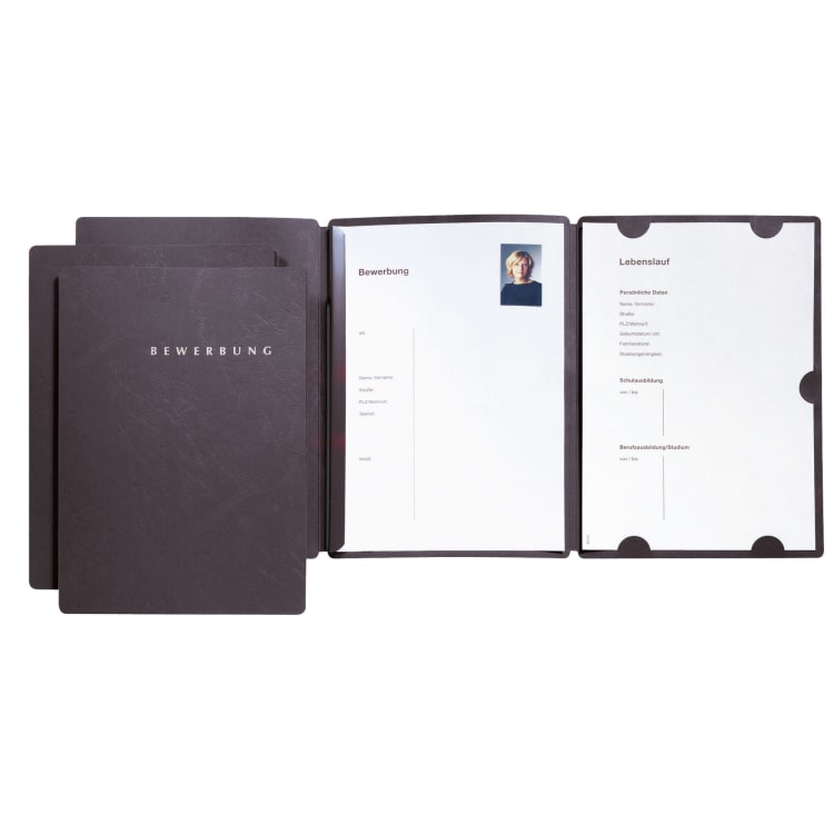 Pagna application folder Select Basic A4 cardboard black