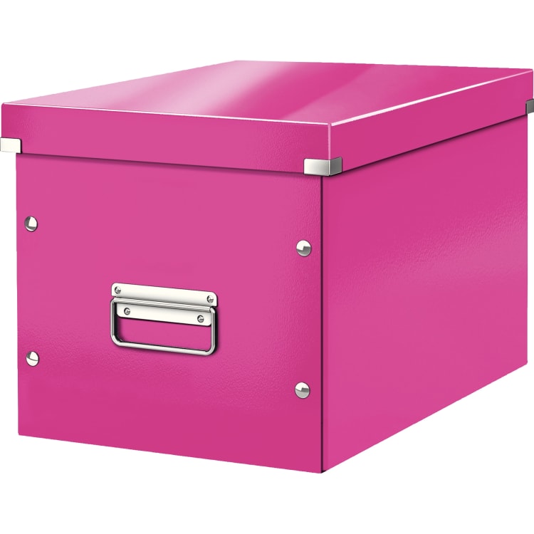 Leitz Archivbox Click+Store Cube L pink