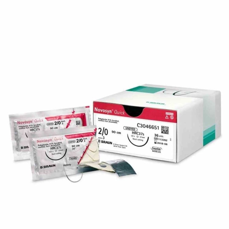 B. Braun Novosyn® QUICK 2/0 DSMP19 - 0,45m