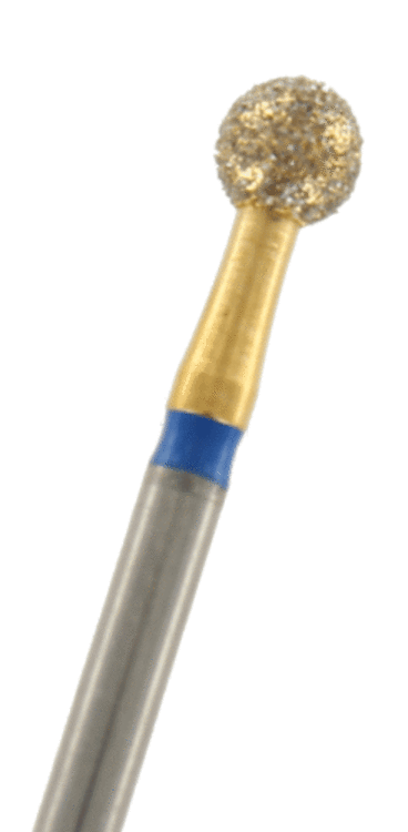 ZD-Diamant Kugel Körnung: Blau (standard, 1 Packung á 5 Stück)