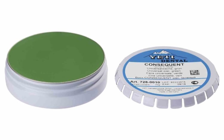 Consequent universalwachs grün 60g