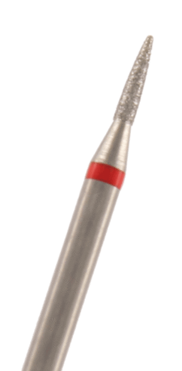 Diamant Flamme Körnung: Rot (fein, 1 Packung á 5 Stück)