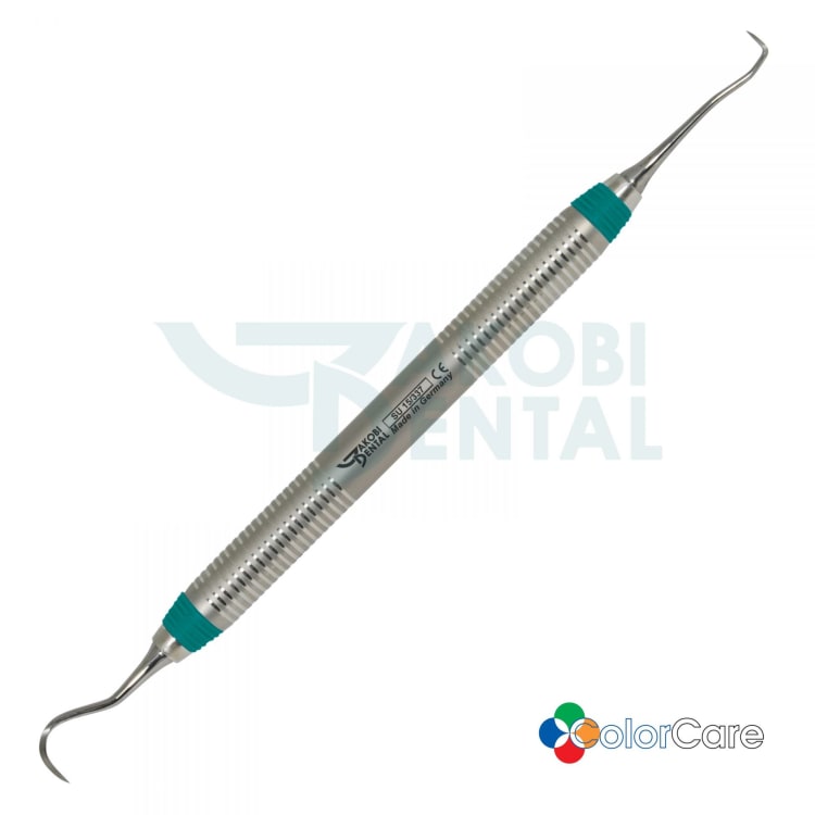 Scaler Towner Jacquette SU 15/33, ColorCare handle # 7, Colour: green, stainless steel