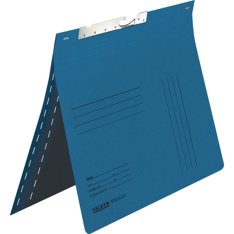Falken suspension file folder commercial/official binding blue