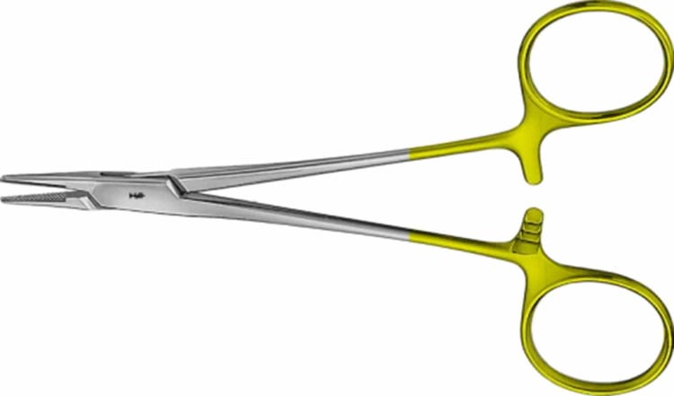Aesculap Naaldhouder 130 mm Halsey