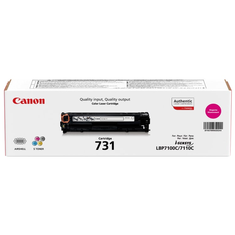 Canon toner 731 1,500 pages magenta