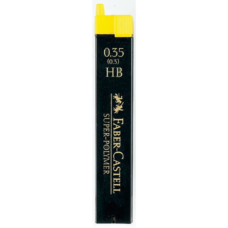 Faber-Castell lead refill SUPER POLYMER 0.35 mm HB 12 pieces
