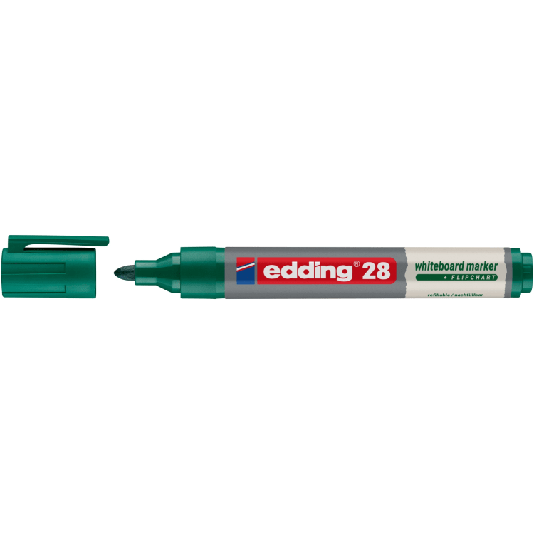 edding whiteboard marker 28 EcoLine 1.5-3 mm bullet tip green