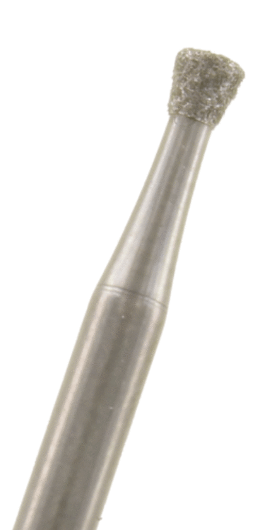 Diamant umgek. Kegel Körnung: Blau (standard, 1 Packung á 5 Stück)