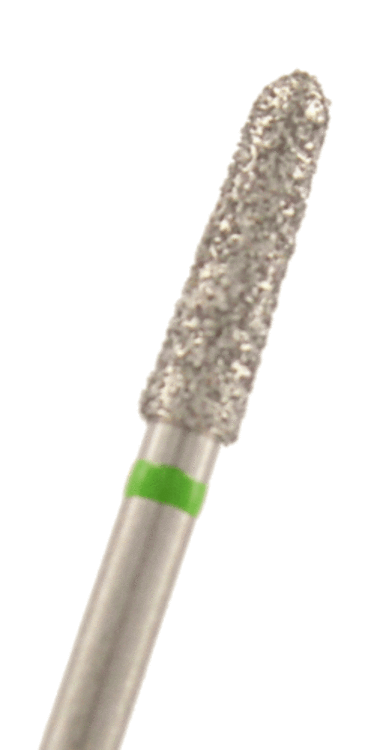 Diamant Torpedo konisch Körnung: Grün (grob, 1 Packung á 5 Stück)