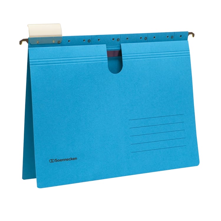 Soennecken suspension file A4 220 g commercial binding 25 pieces blue