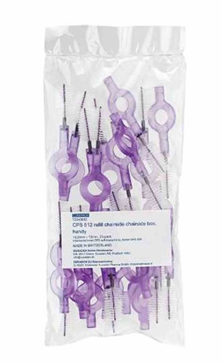 Curaden CURAPROX CPS Soft Implant Refill Montiert UHS 409 25er Pack CPS 512 Violet