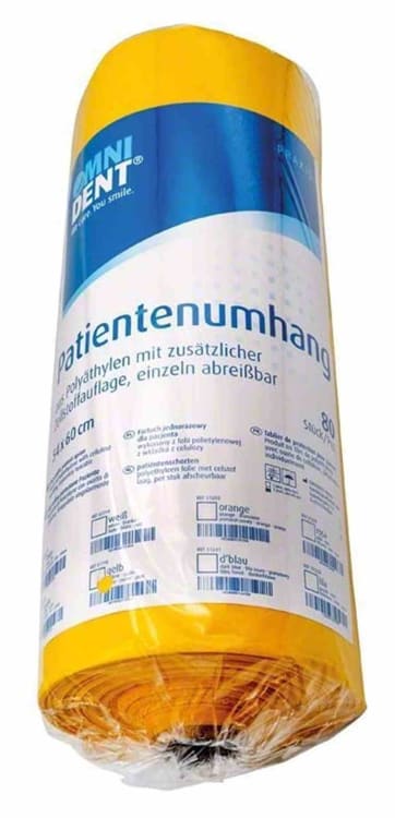 Omnident Einmal-Patientenumhang Yellow, 54 x 60 Cm
