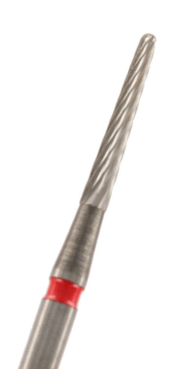 Hartmetall Finierer konisch rund Verzahnung: 8 Schneiden (standard, 1 Packung á 5 Stück)