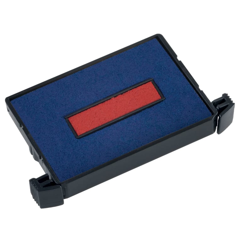trodat stamp pad 6/53/2 without oil 2 pieces blue/red