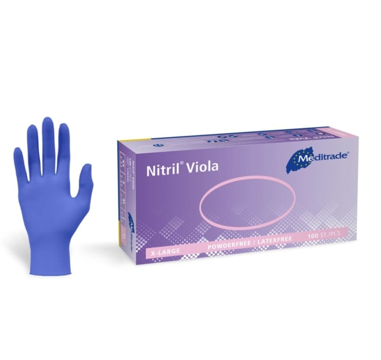 Meditrade Nitril® Viola Gr. XS