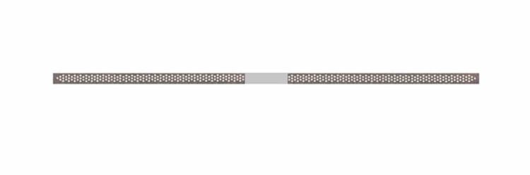 HORICO Diamond-Separierstreifen Perforated One-sided 376 Breite 6 Mm - Strength 0,17 Mm