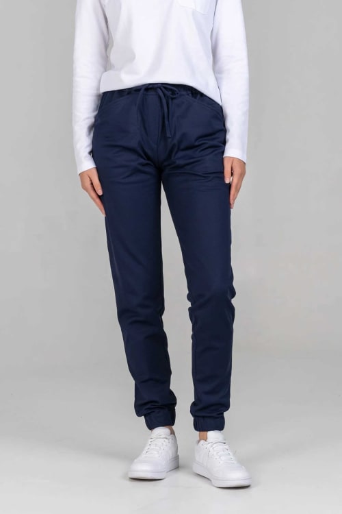 Van Laack Jersey Trousers Gummibund MWW-H5 Midnight XL