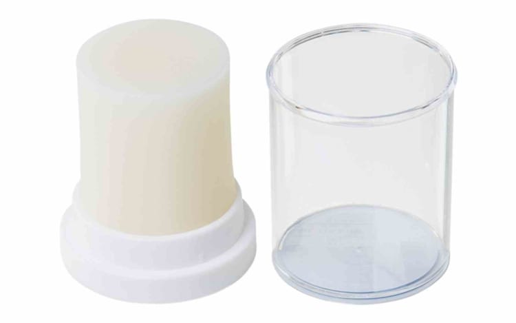 IQ Wachs Compact ash-free weiß Zyl.45g