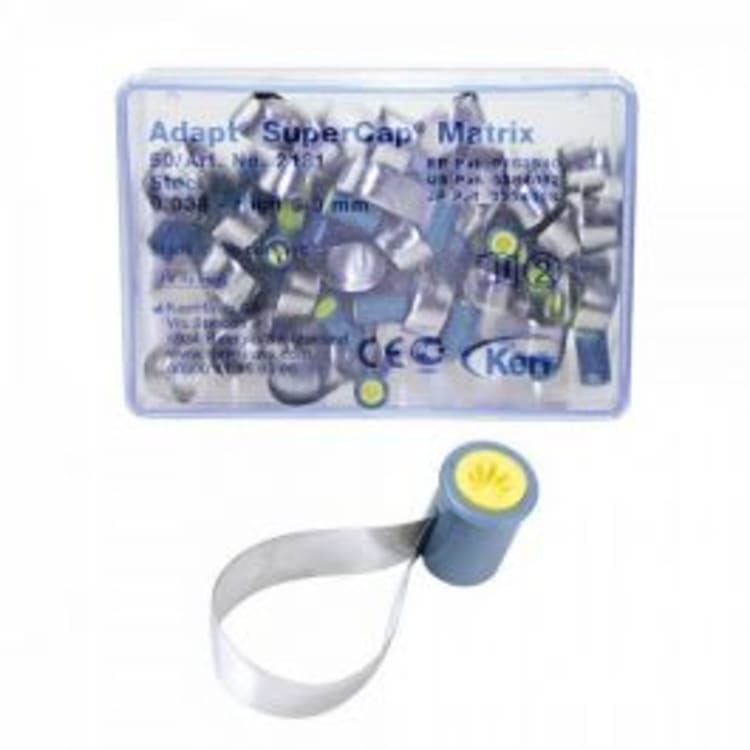 Kerr Hawe Adapt SuperCap 5mm Stahl 0.038, 50 Stück