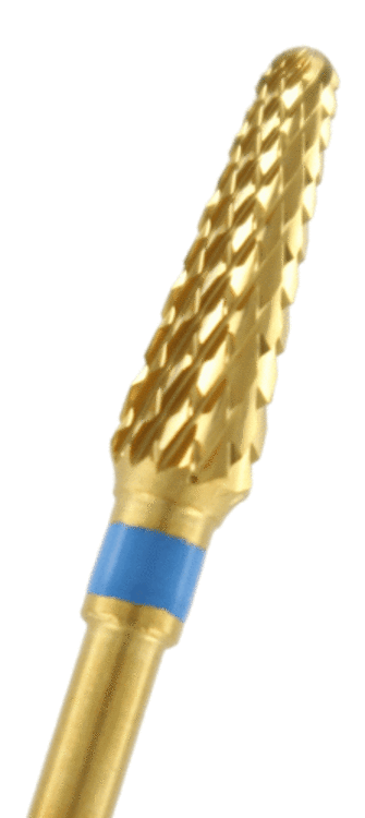 Hartmetallfräser Kreuzverzahnt mit TiN Beschichtung Verzahnung: Kreuzverzahnt (1 Packung á 6 Stück)