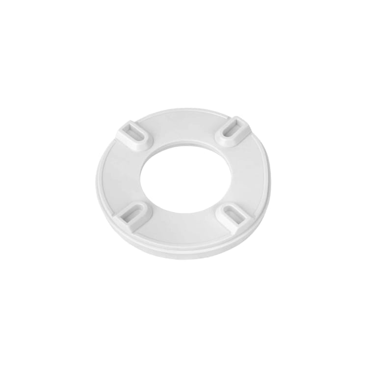 Plastic mounting plates for adesso split® system, white, pack of 100 pieces