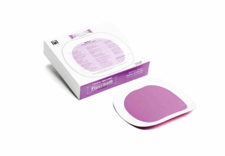 Flexidam 100x105mm Non-Latex lila 20St